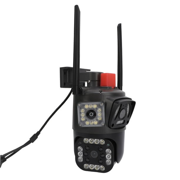 Cámara De Seguridad De Triple Lente 8MP 4K Visión Nocturna A Todo Color Detección De Movimiento Cámara De Seguridad Wifi, Visión Nocturna Ultra Clara, Detección De Movimiento