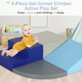 thumbnail image 4 of YRLLENSDAN Baby Foam Climbing Blocks for Toddlers, 4 Piece Kids Climbing Toys Indoor Corner Soft Climbers Toddler Soft Climb and Crawl Activity Play Set, 4 of 7