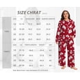 thumbnail image 6 of Cueply Women's Plus Size Pajama Sets Long Sleeve Tops and Pants Soft Lounge Sleepwear Set Casual Pjs with Pockets, 6 of 9