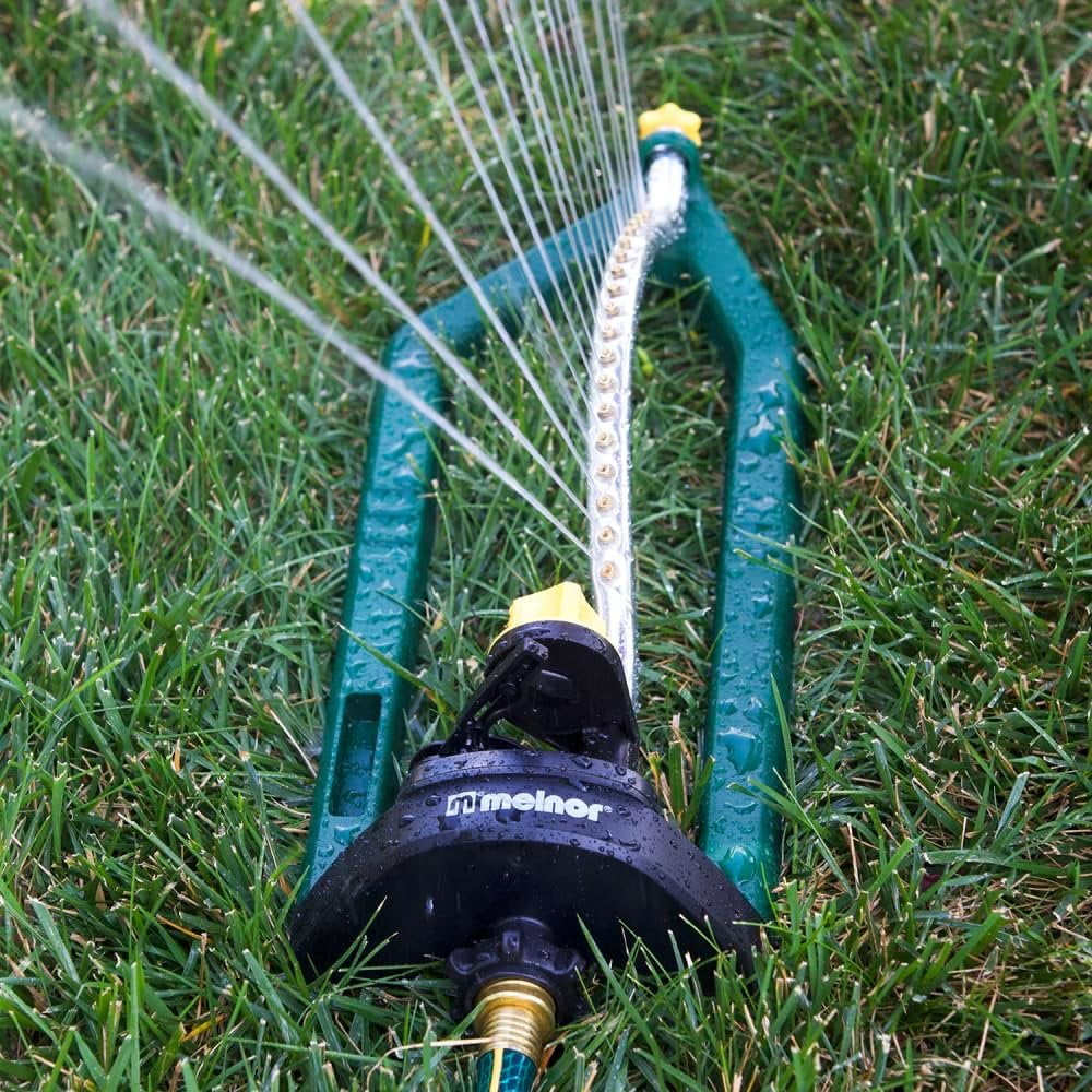 Melnor Oscillating Sprinkler - 3400 Sq Ft Coverage - Multicolor