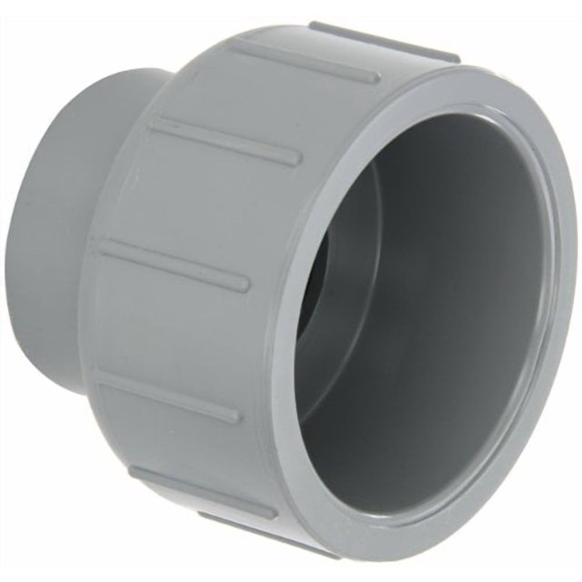 GF Piping Systems CPVC Pipe Fitting, Coupling, Schedule 80, Gray, 3" x 2" Slip Socket