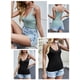 thumbnail image 4 of Chaleco de mujer, Camisetas sin mangas de punto para mujer Chaleco sin mangas con cuello en V acanal Meterk Verde/Medio, 4 of 7