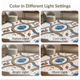 thumbnail image 7 of ODIKA 8'x10' Ultra-Soft Area Rug, Motifs Educational Border Cartoon Constellation Rocket Plane Galaxy Playful None Washable, Bare feet friendly, Silk-Touch for Bedroom, Under Sectional, 7 of 7