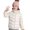 Beige, variant on KAUOD Girls Full Zipper Puffer Jackets Winter Insulated Hooded Quilted down Coats Kids Snow Ski Puffer Outwear with Pockets