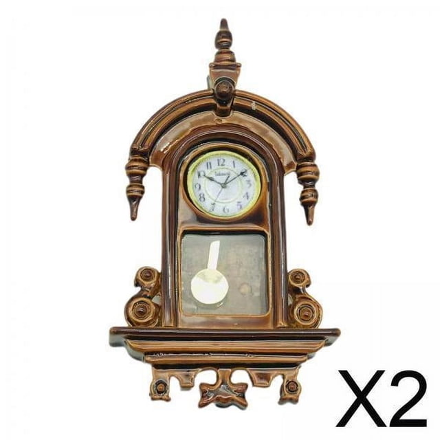 Reloj romano de casa de muñecas,1/12 Escala de casa de muñecas Modelo en miniatura Reloj romano,Casa de muñecas moderna a escala 1:12 Mini juguetes lindos,Muebles de simulación Modelo de