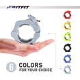 thumbnail image 2 of RitFit 2 inch Olympic Barbell Clips Set of 2, Barbell Clamps with ABS Locking & Quick Release & Carry Bag(Grey), 2 of 7