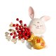 thumbnail image 1 of Estatua de conejo de año Nuevo chino, escultura de resina, adorno bonito, figurita artesanal decorativa para el hogar, tienda, oficina, decoración de BLESIY estatuas de conejo, 1 of 8