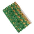 thumbnail image 1 of Wosthever x35mm Sequin Lace Edge Trims Ribbon DIY Sewing Fabric Tela de costura y artesanía verde 13m, 1 of 1
