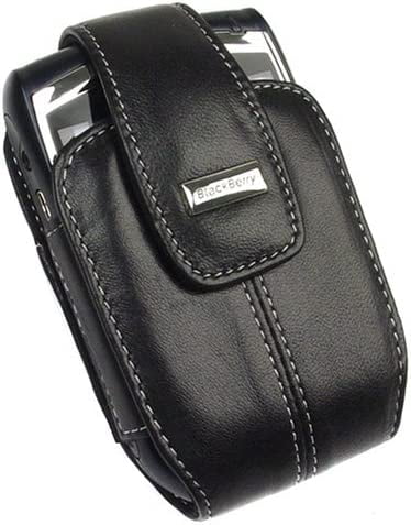 OEM BlackBerry 8700c 8700g 8703e 8800 8820 8830 Leather Tote Pouch - Black