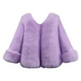 thumbnail image 3 of Winter Fleece Jacket For Girls Warm Thickened Jacket Soft Outerwear for Toddler Kids, 3 of 4