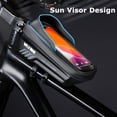 thumbnail image 6 of Bicycle Bag Front Quick Release Cycling Bag Rainproof Touch Screen Phone Bag 6.8inch Sun Visor Bag 1L Bike Accessarie, 6 of 11