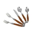 thumbnail image 4 of French Home 20-piece Laguiole Wood Grain Flatware Set by, 4 of 5
