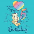 thumbnail image 2 of Girl's Care Bears Sweet Celebrations Bear It's My 5th Birthday Graphic T-Shirt, 2 of 4