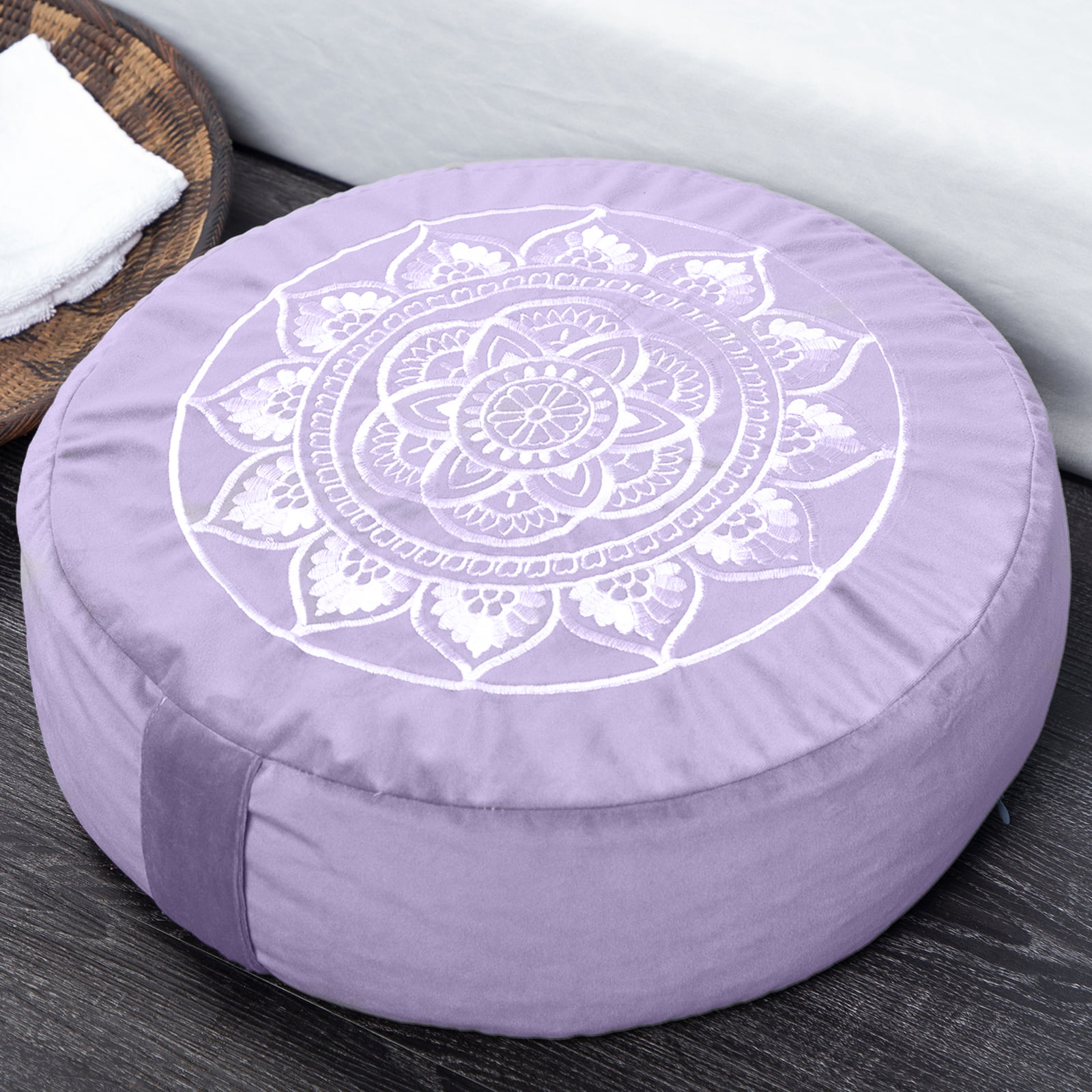 Serenity Stone Floor Pillows, Nature Inspired Meditation Pillows - Yoga  Props
