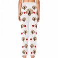 thumbnail image 3 of Pantalones largos de pijamas para el hogar con estampado de animales a la moda para mujer Fridja  alkflakhf32636, 3 of 5