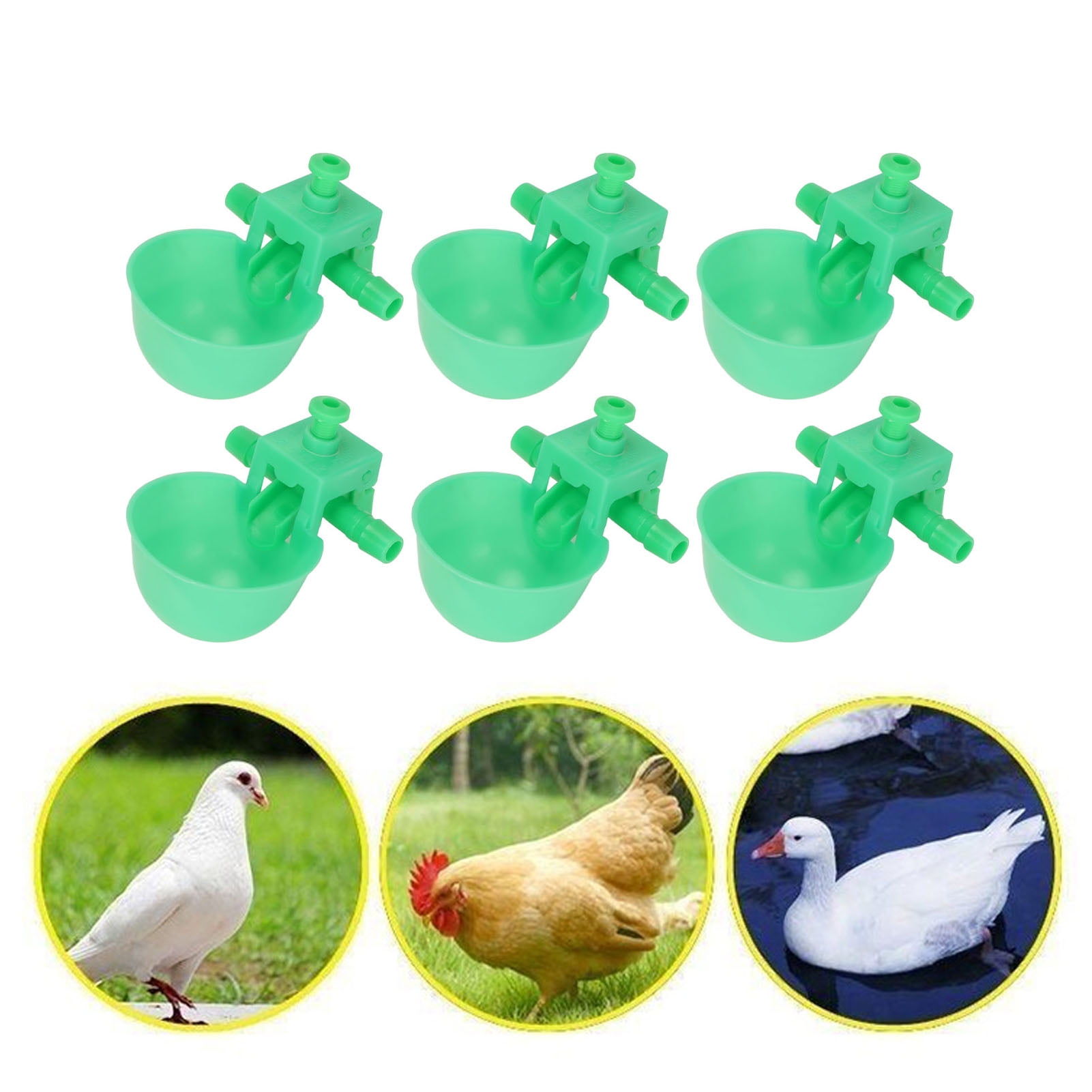 Domqga Chicken Water Feeder,Chicken Water Cups,20pcs Poultry Water Cups