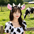thumbnail image 7 of TUWAFE 2026 New Comfortable Elastic Cow Ear Headband Hairpieces Suitable Cartoon Animal Headband for Various Head Sizes for Party, Cosplay, Festival, Halloween, Birthday, 7 of 7