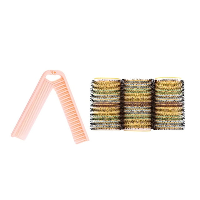 4pcs Hair Styling Rollers Rizadores Desenredante - 02 Macarena Rulos para el cabello Rulos