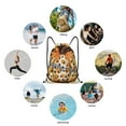 thumbnail image 6 of Sigee Fall Farmhouse Pumpkins for Drawstring Bag String Backpack for Sports, Gym, Swimming, Beach, Travel-Small, 6 of 6