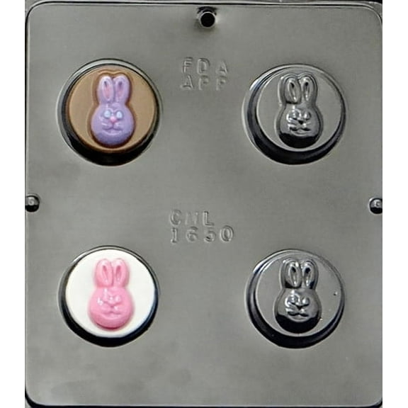 1650 Bunny Rabbit Face Oreo Cookie Chocolate Candy Mold