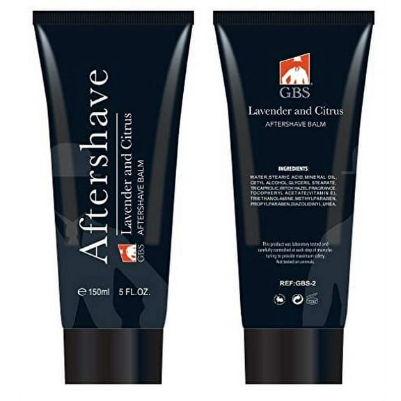 GBS Aftershave Balm (Lavender/Citrus) - 5OZ - A Splash Of Classic Barbershop Aftershave for Modern Men - The Wet Shaver?s Favorite