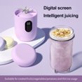 thumbnail image 4 of Portable Electric Juicer USB Rechargeable Digital Display Mini Personal Blender Smoothies Shakes Fruit Juicing Bottle Kitchen Gadgets, 4 of 8