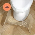 thumbnail image 6 of Squatty Potty Slim Clear 7" Acrylic Non-Slip Toilet Stool, 6 of 12