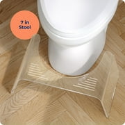 Squatty Potty Slim Clear 7 Acrylic Non-Slip Toilet Stool