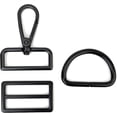 thumbnail image 1 of 15 Pcs Purse Hardware Heavy Duty Swivel Snap Hooks D Rings for Purse and Tri-glide Slide Buckles for Bag Making, 1 of 5
