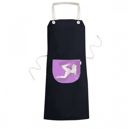 

Dancing Plump Beautiful Woman Apron Bib Sarong Cooking Baking Kitchen Pocket Pinafore