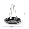 thumbnail image 5 of MesaSe Rôtissoire en Acier pour Canettes de Bière Poulet Dinde Four Rôtissoire Bbq Grille Support Support Plateau Dinde Rôtissoire Verticale pour Volaille, 5 of 5