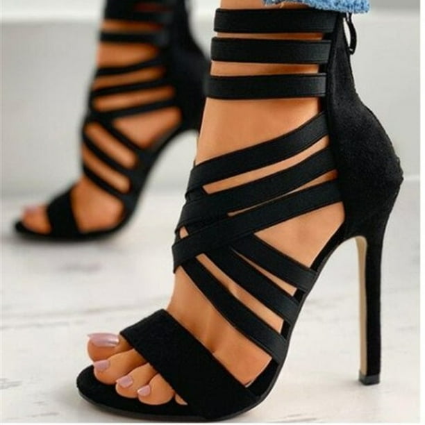 Open toe gladiator heels sale