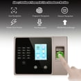 thumbnail image 3 of Yeacher Intelligent Biometric Fingerprint Time Attendance Machine with HD Display Screen Time Clock Support Face Fingerprint Password Employee Checking-in Recorder Reader Support USB Disk Access Con, 3 of 8
