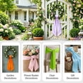 thumbnail image 5 of Wreath Sash for Front Door - Blank 3.7 x 54 Inch Polyester Plain Door Decoration Sashes for Christmas, Halloween, and Holiday Porch Decor，Multicolor, 5 of 6