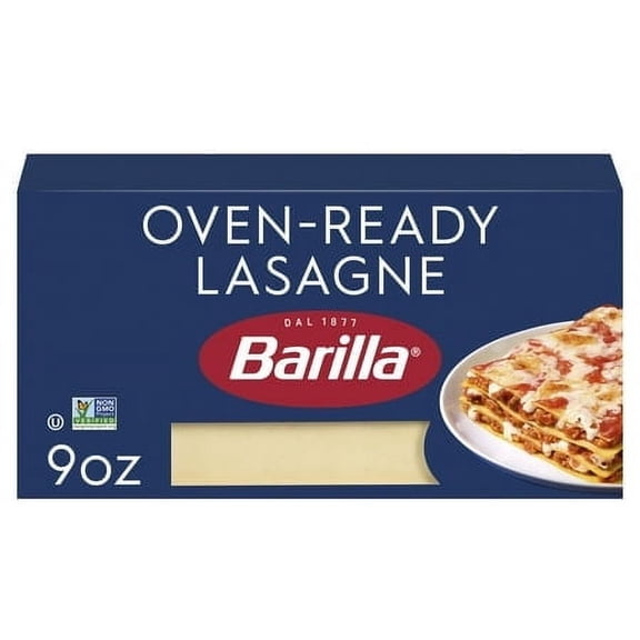 (4 pack) Barilla Kosher Certified, Oven-Ready Lasagne Pasta, 9 oz