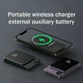 thumbnail image 2 of YJZZ Magnetic Wireless Power Bank 10000 mA 15W Wireless Charging, 2 of 8