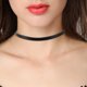 thumbnail image 3 of 10 collares negros para mujer: collar ajustable de cuero sintético, joyería gótica, regalo, gargantilla de moda, decoración para el cuello., 3 of 6