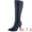 Navy Blue, variant on DARING DIVA Women's Pointed Toe Side Zipper Stiletto Heel Knee High Boots Navy Blue 8