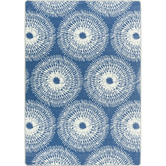 Make A Wish 7'8" x 10'9" area rug in color Blue Skies