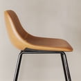 thumbnail image 4 of Dycanpo 30'' Bar Stools Set of 3 with Back Faux Leather for Home Kitchen Island, Whiskey Brown, 4 of 9