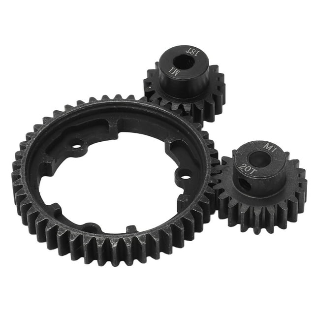 Gear Spur 46t, M1 20T Pinion Resistencia Al Desgaste Mecanizado Preciso para Automóvil RC