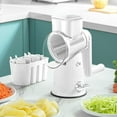 thumbnail image 2 of 5 In 1 Gourmet Cheese Grater, 2025 NEW Cheese Grater, 5 in 1 Rotary Cheese Grater Vegetable Slicer with Hand Crank, Easy to Clean Kitchen Gadgets, 2 of 5
