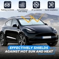 thumbnail image 4 of UHIAGREE Car Windshield Sun Shade,59'' x 27.5'' Foldable Sun Visor for Car Windshiel,Universal, 4 of 7
