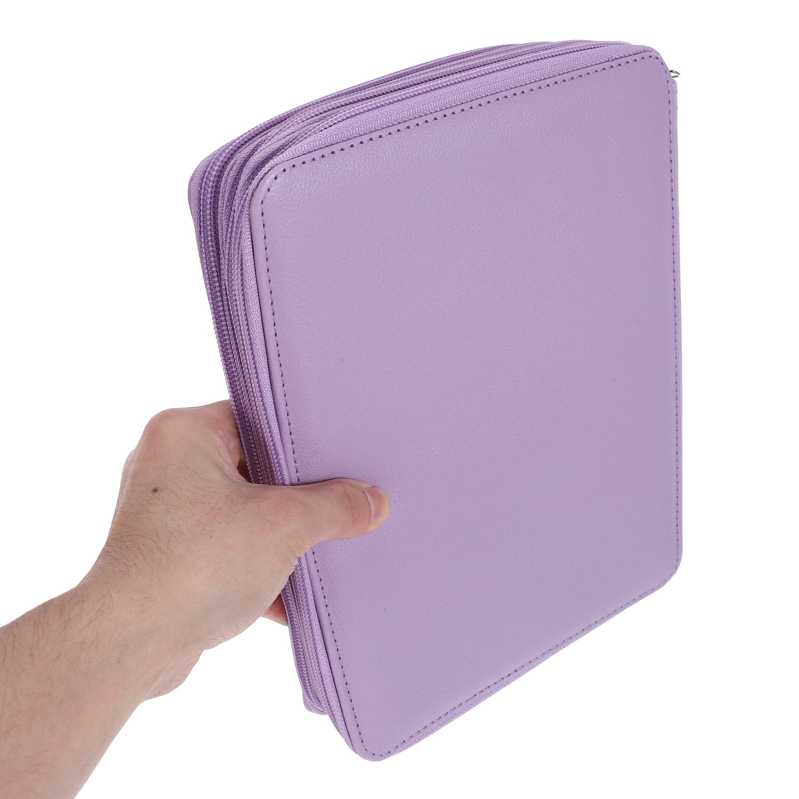 OUNONA Large Capacity Pencil Case with Multi-Layer Zipper Compartments for Pens, Markers, and Stationery Storage