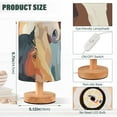 thumbnail image 3 of Horses Bedside Table Lamp LED Warm Lights with USB Charging Port Retro Cylinder Desk Lamps, 3 of 7