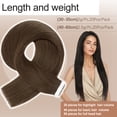 thumbnail image 5 of HAIRRO Double Needle Tape In 100% Human Hair Extensions New Color #22 Champagne Remy Human Hair Extensions Real Human Hair Soft Natural 50g/Pack 20pcs Seamless Weft, 5 of 8
