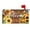 Multicolor1, variant on Sunflower Mailbox Post Wooden Grain Mailbox Cover Magnetic Standard Size,18x21