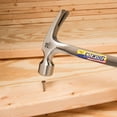 thumbnail image 5 of ESTWING Framing Hammer - 28 oz Long Handle Straight Rip Claw with Milled Face & Shock Reduction Grip - E3-28SM, 5 of 6