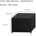 thumbnail image 2 of Terrace Furniture Cover Furniture Cover Waterproof Table Chair Cover 420d Square, 2 of 5