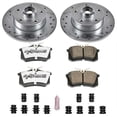 thumbnail image 3 of PowerStop Rear Z26 Street Warrior Carbon-Fiber Ceramic Brake Pad and Drilled and Slotted Rotor Kit Fits: VOLKSWAGEN Select Models K513-26, 3 of 9